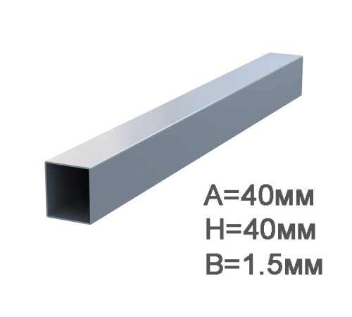 Профильная труба 40х40х1,5мм